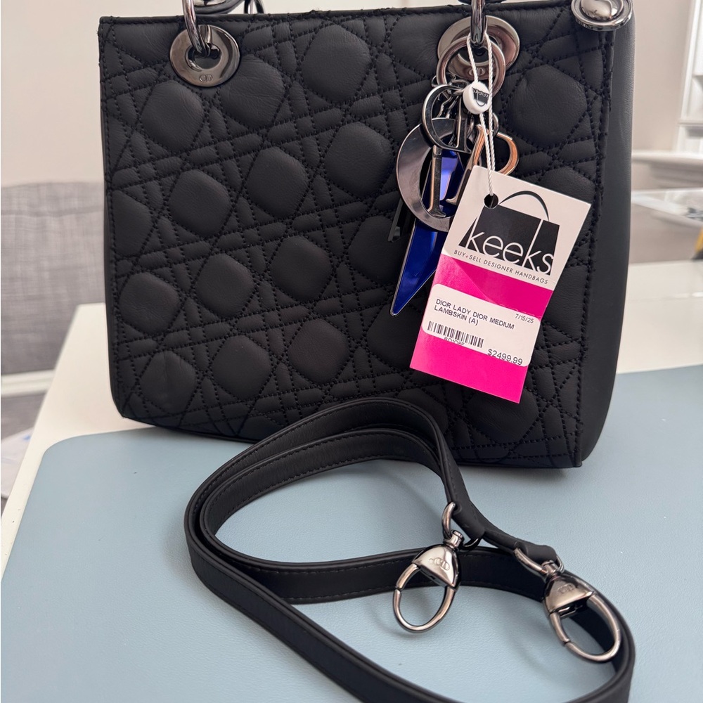 Lady Dior Small/Medium Lambskin Bag - Picture 8 of 10